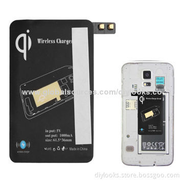 Refurbished Qi Standard 5V Wireless Mobile Charge Receiver Applies for Samsung Galaxy S5 / G900